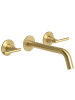 Beliani Wasserhähne ISHINCA in Gold - (W) 33 x (H) 10 x (L) 20 cm