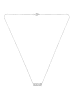 Smart Jewel Collier Mit Mittelteil Stab Und Zirkonia in Weiss