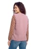 CARTOON Sweatshirt-Jacke mit aufgesetzten Taschen in Light Mauve