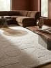 KADIMA DESIGN Teppich Wolle Handgetuftet DEBEN Geometrisch Wohnzimmer Modern in Natur