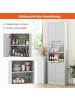 COSTWAY 190 cm hoher Küchenschrank Vorratsschrank in Andere