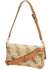 Guess Handtasche Circe Flap Logo in Latte Logo