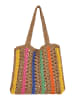 gaya Women Tote Bag in Beige Multicolor