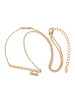 faina Women Charm Necklace in Rose Gold