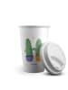 Mr. & Mrs. Panda Coffee To Go Becher Kaktus Liebe ohne Spruch in Weiß