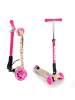 Apollo LED Kinderscooter " Kids Whiz Pink Flower " in mehrfarbig