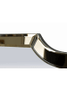 Mauro Ferretti Wandspiegel mit goldfarbenem Glasrahmen, 60 x 1 x 90 cm