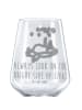 Mr. & Mrs. Panda Weinkelch Fuchs Sterne mit Spruch in Transparent