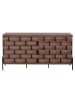 MCW Sideboard M44 Flecht-Design Push-to-open Türen