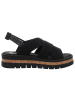 rieker Keilsandalette in schwarz