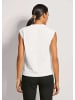MADELEINE Ärmelfreies Ripp-Shirt in wollweiß