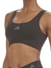 adidas Bustier SCOOP LOUNGE BRA in schwarz