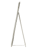 Mauro Ferretti Standspiegel aus silberfarbenem Metall, 46 x 57 x 153 cm