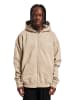 PEGADOR PEGADOR Zip-Kapuzenpullover in vintage washed kingdom beige