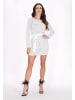 faina Women Dress in Silver