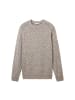 Tom Tailor Pullover in beige navy mouline