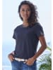 Vivance T-Shirt in blau, creme