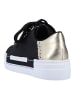 rieker Sneaker in Schwarz/Gold