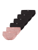 Schiesser Slip Teens Girls 95/5 Cotton in Pink/Schwarz