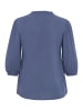 KAFFE curve Bluse langarm KCkamille Regular fit in Blue Indigo