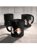 Mr. & Mrs. Panda Kaffeebecher Hase Igel ohne Spruch in Schwarz