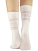 Copenhagen Studios Langsocken in 2x off white mit taupe