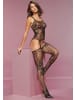 PETITE FLEUR GOLD Bodystocking in schwarz