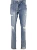 2Y Studios 2Y Studios Herren 2Y Destroyed Straight Fit Jeans in blue