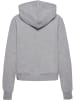 Hummel Hoodie "Hmlelemental Short Hoodie Woman" in Grau