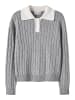 name it Pullover in Grey Melange1