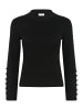 Kaffe Strickpullover KAhallie Slim fit in Black Deep