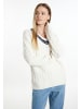 DreiMaster Damen Strickpullover in Wollweiss Marine