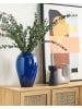 Beliani Blumenvase OCANA in Blau - (W) 22 x (H) 37 x (L) 22 cm