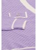 carato Damen Strickjacke in Lavendel Wollweiss