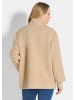 GOLDNER Kurzgröße:  Jacke Modische Jacke mit Strickbündchen in camel