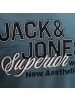 Jack and Jones JJELOGO Sweat Crew Neck 2 Col in Blau