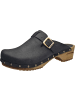 Sanita Comfortwear Clog "Wood-Hartwig Open" in Schwarz
