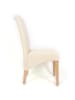 MCW 2er-Set Esszimmerstuhl Cesena, Kunstleder matt, creme, helle Füße