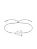 LIEBESKIND BERLIN Armband - Glass Heart in silber