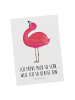 Mr. & Mrs. Panda Fotokarte Flamingo Stolz mit Spruch in Weiß