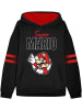 Super Mario Kinder Hoodie "Circle Pose Kids Varsity Hoodie" in Schwarz