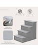 Pawhut Hundetreppe Grau 40L x 59B x 54,2H cm