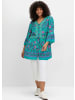 sheego by Joe Browns Longbluse in aqua-gemustert