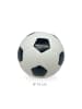 relaxdays Fußball Spardose in Schwarz/ Weiß - 15 cm