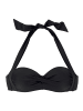 LASCANA Bügel-Bandeau-Bikini-Top in schwarz