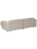 Beliani Ecksofa FAABORG in Beige/Schwarz - (W) 250 x (H) 73 x (L) 162 cm