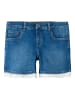 TWO SOON Jeansshorts in Medium Blue Denim