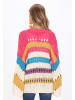 IZIA Cardigan in offwhite multicolor