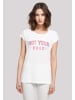 F4NT4STIC T-Shirt Girl Power Not Your Babe Internationaler Frauentag in weiß
