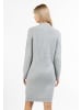 usha WHITE LABEL Strick Langarmkleid Midi in Grau